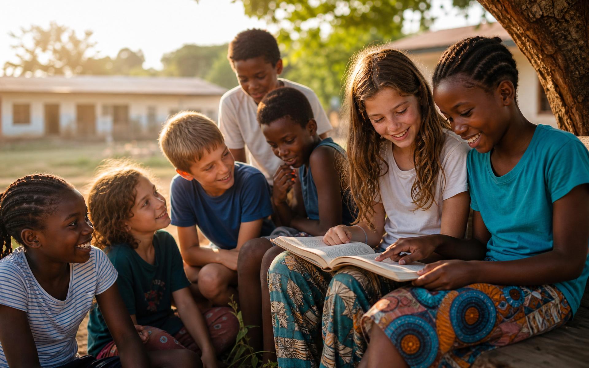 Children learning together